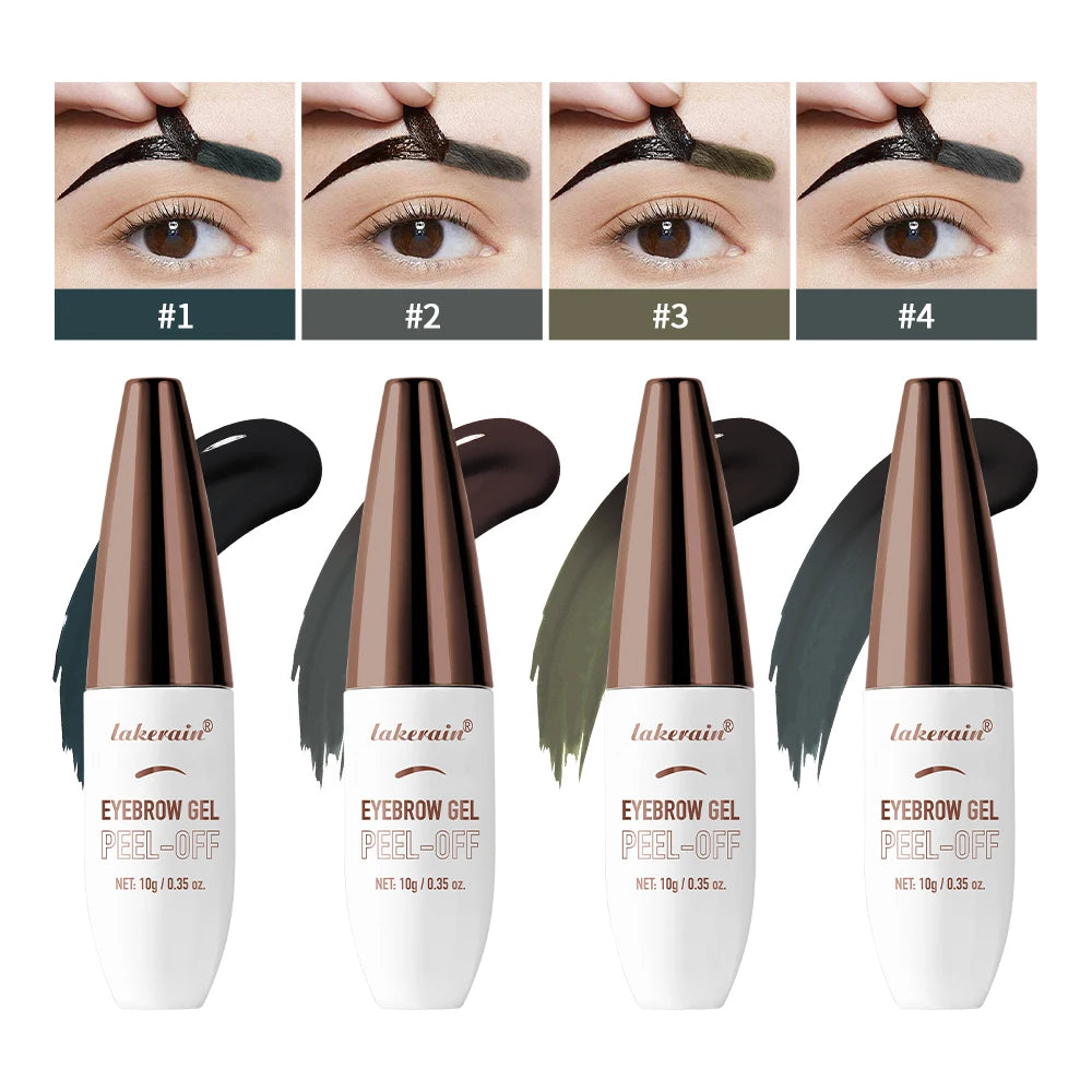 Waterproof Peel Off Eyebrow Gel Tint Semi Permanent Tattoo Brow Tint Transfer-proof, For Fuller & Defined Looking Brows Makeup