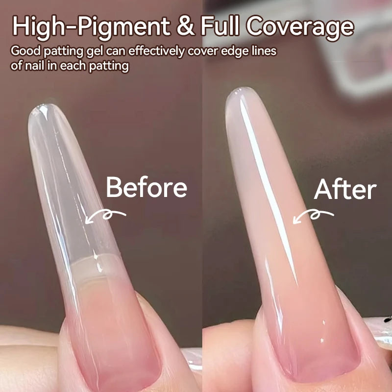 UR SUGAR 4 In 1 Pat Painting Gel Nail Nude Pink Color Painting Liner Nail Art Used For Gradient Cover Edge Nail Stamping Pattern