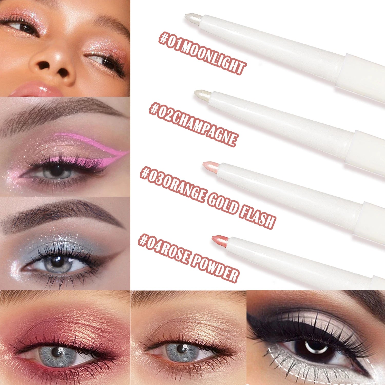 Hisyi 2-in-1 Lying Silkworm Eyeliner & Highlighter Pen
