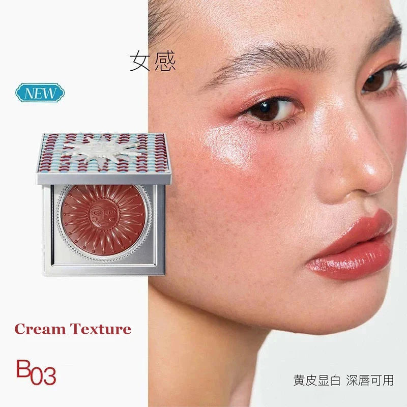 Girlcult Emotional Blush Highlighter Matte Fine Shimmer Blusher Face Cute Makeup Korean Cheek Pressed Powder