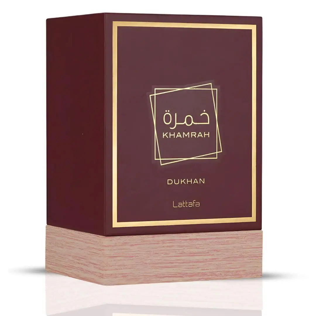 Lattafa Khamrah Dukhan Unisex Eau de Toilette Spray, 3.4 oz/100 ml