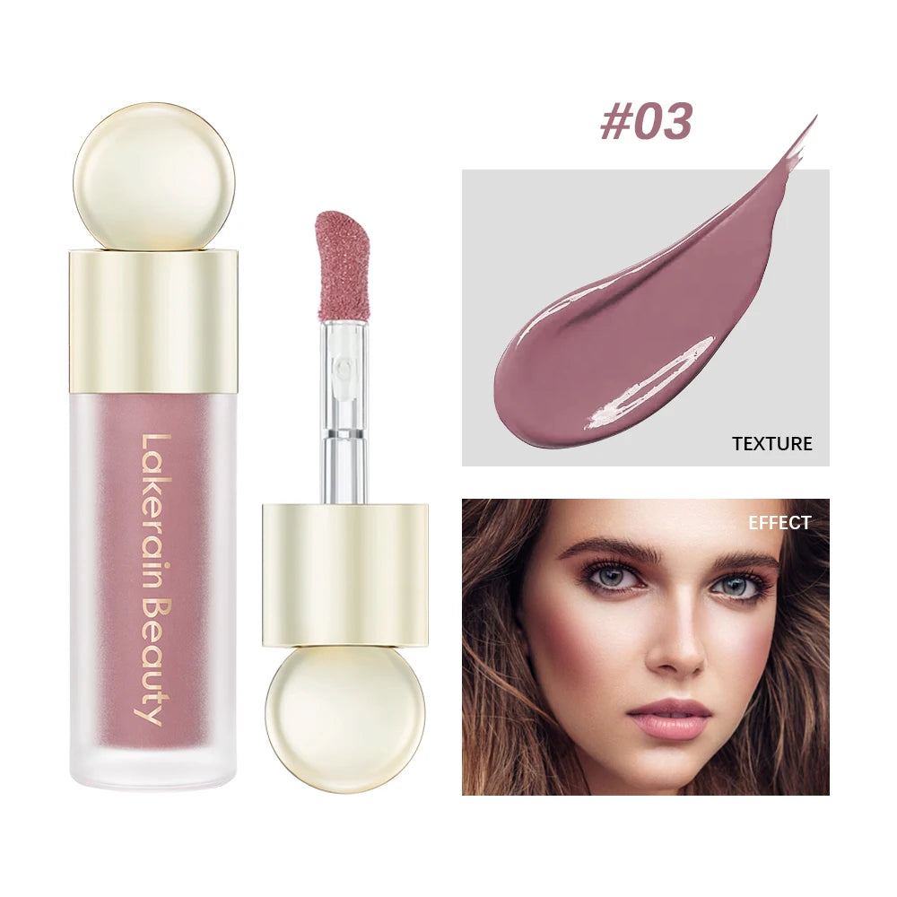 7.5ml Matte Liquid Blush Velvet Blusher Orange Peach Face Pigment Lasting Beauty Natural Cheek Tint Cream Waterproof  Blush