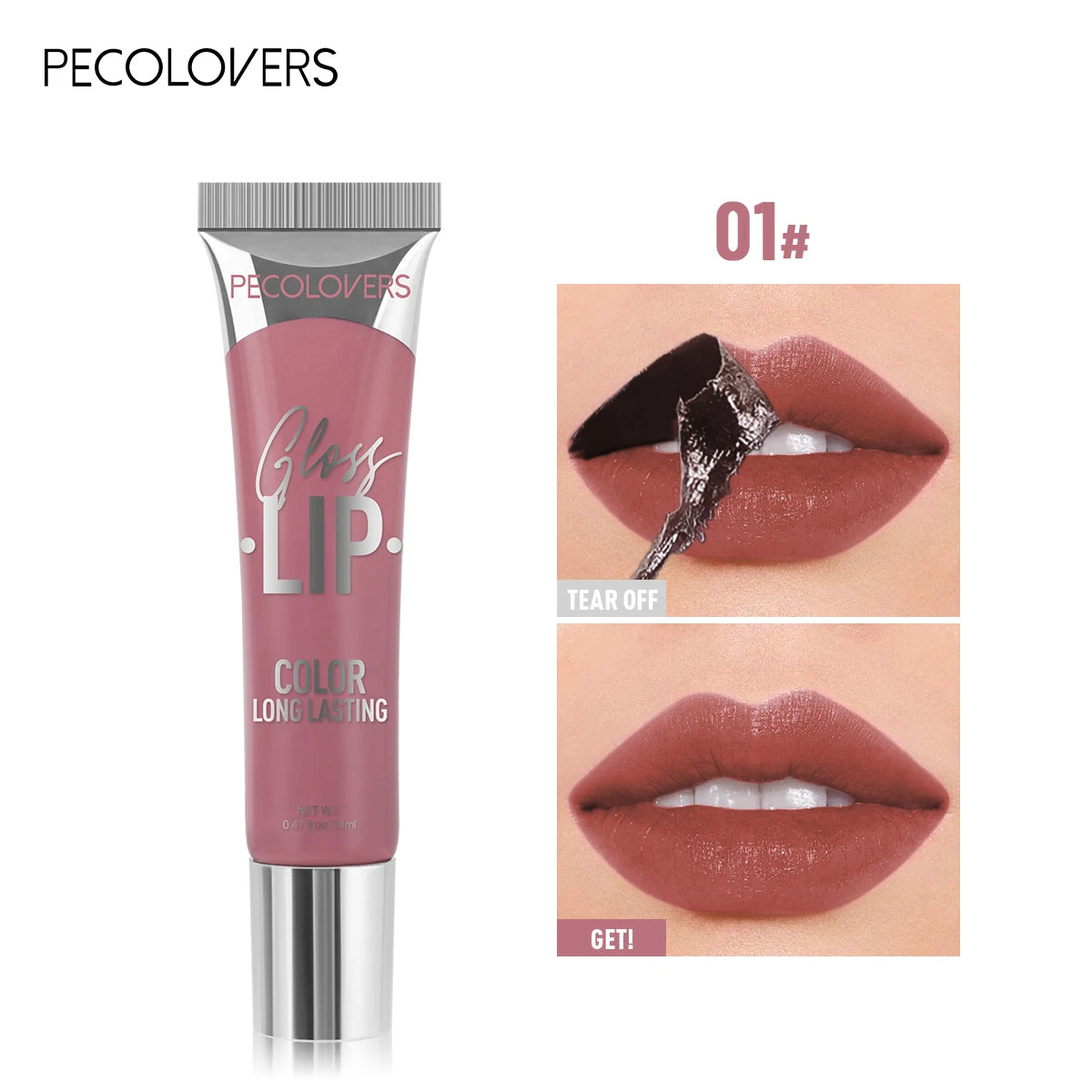 Tear-Off Lip Glaze 6 Colors Peel-Off Liquid Lipstick Waterproof Long Lasting Moisturizing Matte Red Lip Gloss Beauty Cosmetics