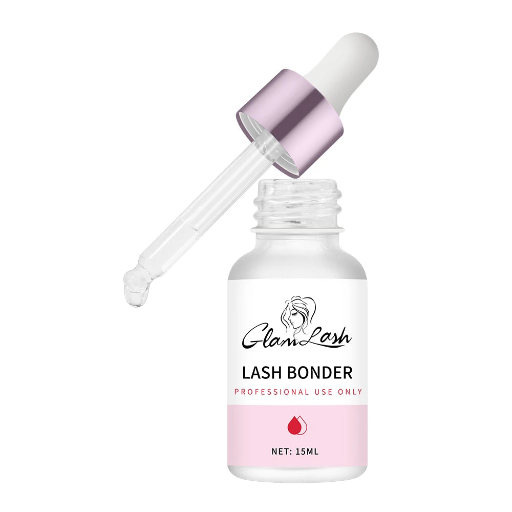 GLAMLASH 10ml/15ml Super Bonder fixing agent for Eyelash Extensions Primer for Lashes Glue Help adhesive for Eyelash