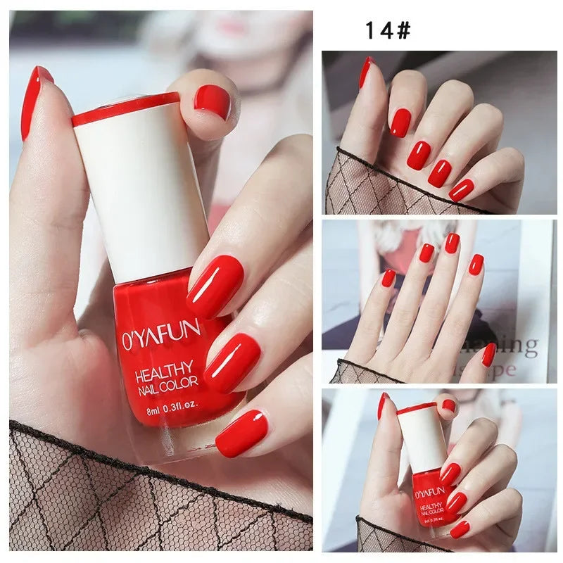 No-bake Nail Polish Nail Art Tearable Quick Dry Normal Without Lamp Nail Polish Glitter Sequins UV Varnish Nails Tools