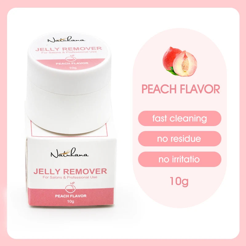 NATUHANA 10g/15g Grafting Eyelash Extension Glue Cream Remover Non-irritating Plant Lashes Gel Remover Adhesive for Makeup Tools