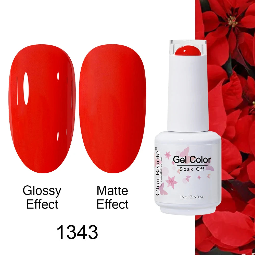 Clou Beaute Royal Blue Color Winter Trendy Semi Permanent Nail Art Manicure Varnishes Gel Nail Polish Hybrid Base Gel Top Coat