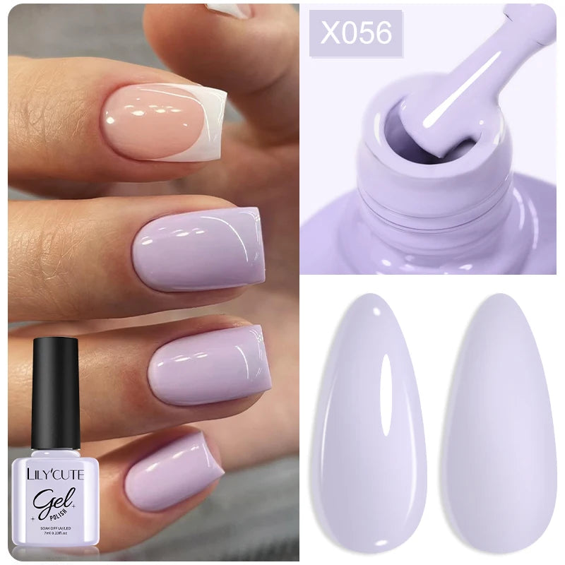 LILYCUTE 7ml Fruit Grape Purple Cat Magnetic Gel Nail Polish Vernis Semi Permanent Soak Off Colorful Gel Polish Nails Supplies