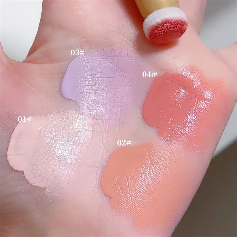 Air Sense Liquid Blusher Cute Strawberry Milk Purple Blush Matte Rubor Shading Contour Brighten Korea Dupe Makeup Women Cosmetic