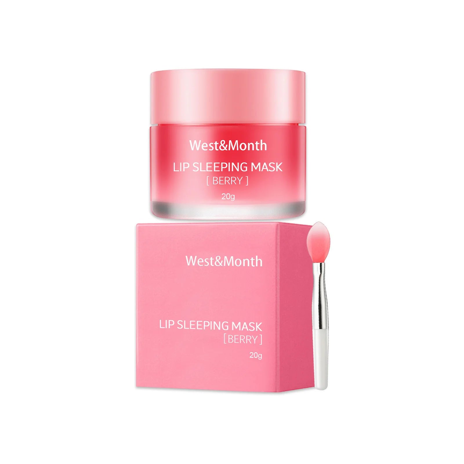 West&Month Lip Sleeping Mask Soften Cracking Lip Dead Skin Remover Dry Lips Treatment Exfoliant for Lips Nourish Jelly Lip Mask