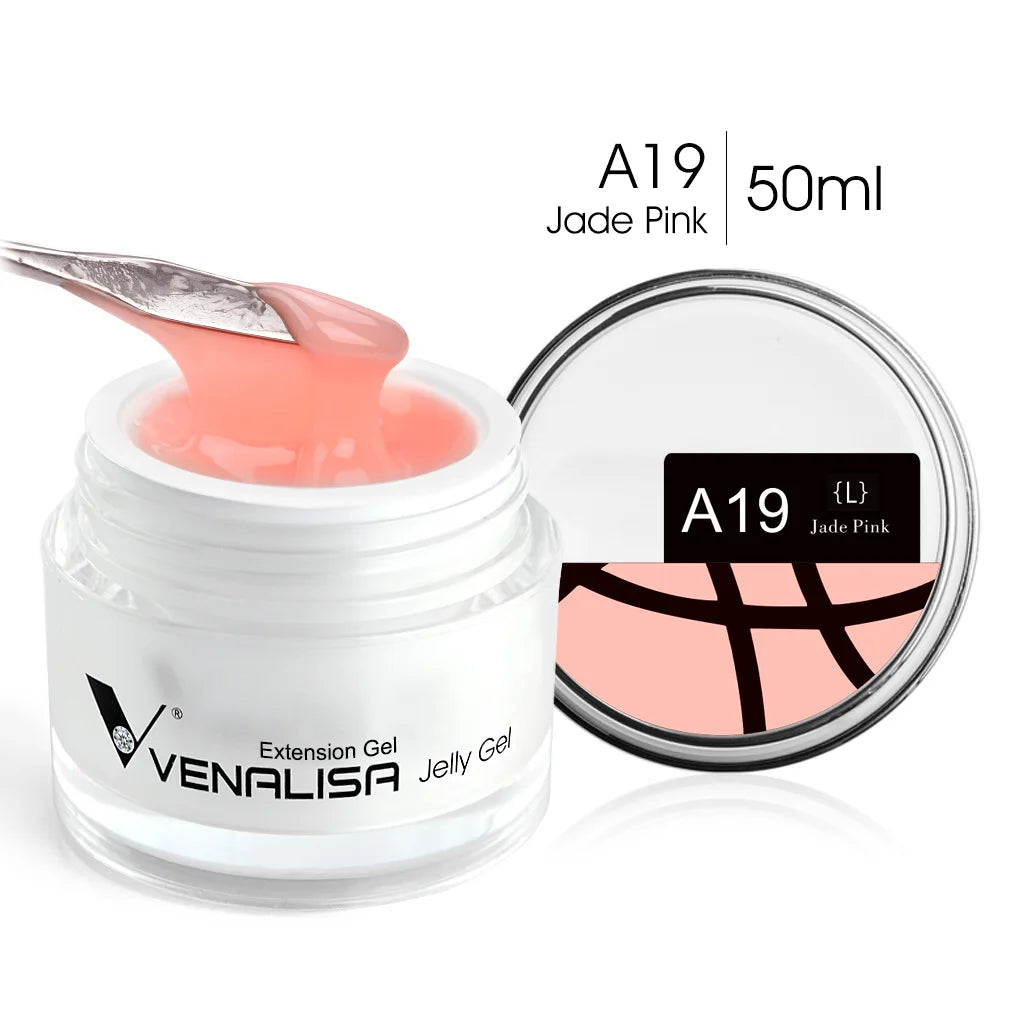 50ml VENALISA Builder UV Contruction Gel Jelly Gel Nude Skin Collection Nail Form Keep Nail C Arc Soak Off UV LED Camouflage Gel