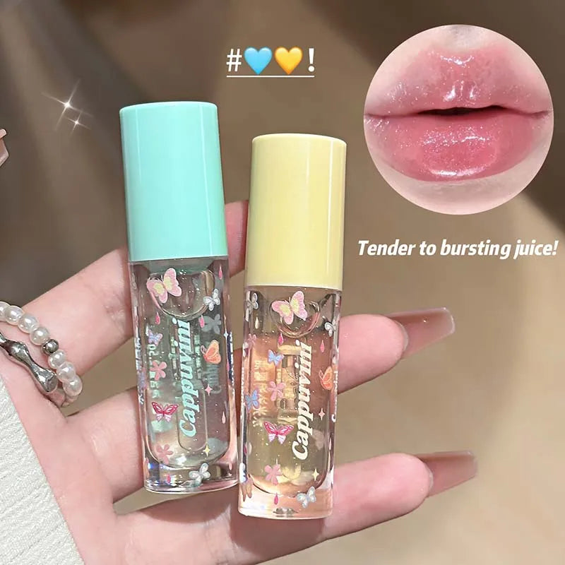 Moisturizing Shimmer Lip Gloss - Hydrating Jelly Mirror Glaze