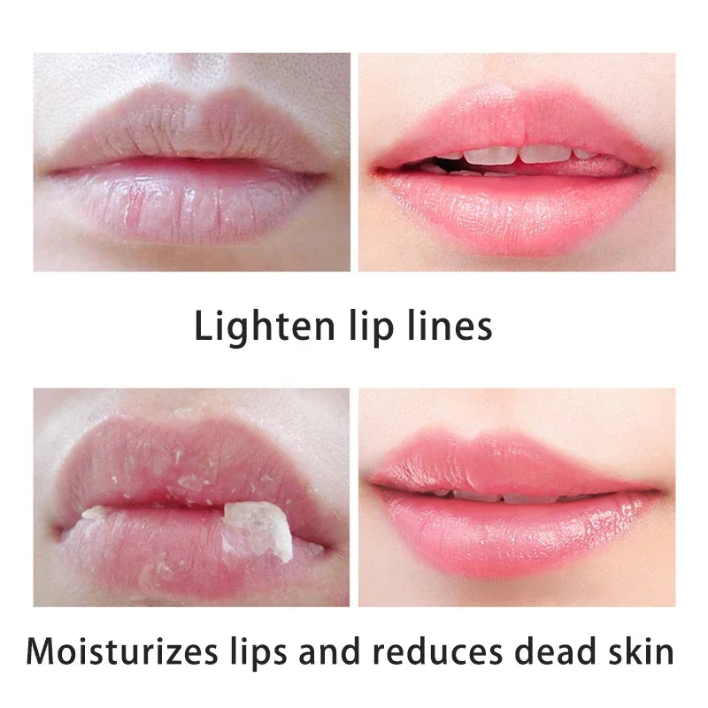 1pc Summer Moisturizing Lip Mask Sleep Lip Balm Long-lasting Nourishing Lip Care Anti-cracking Unisex with Brush LipCare Makeup