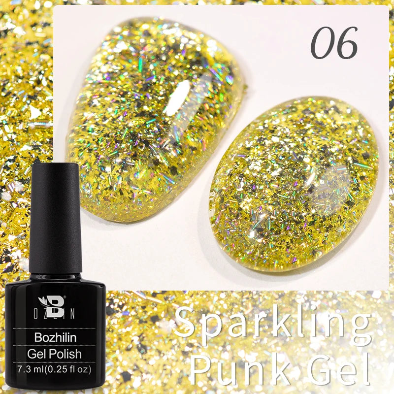 5ML Gold Silver Metallic Liner Paint Gel Polish Chrome Mirror Metal Effect Super Bright French UV LED Semi Permanent Nail Gel