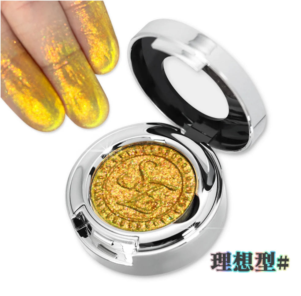 SheenEffect chameleon pigment Eyeshadow Single eye shadow Long-lasting Highlighter Easy to blend portable Makeup Cosmetics
