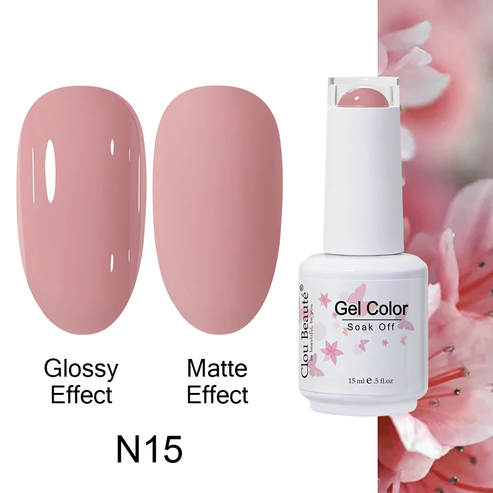 Clou Beaute Royal Blue Color Winter Trendy Semi Permanent Nail Art Manicure Varnishes Gel Nail Polish Hybrid Base Gel Top Coat