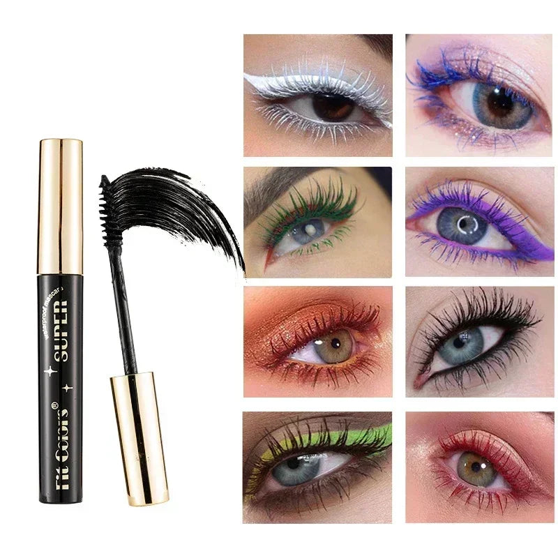 5D Silk Fiber Waterproof Mascara - 14 Colors Thick Lengthening