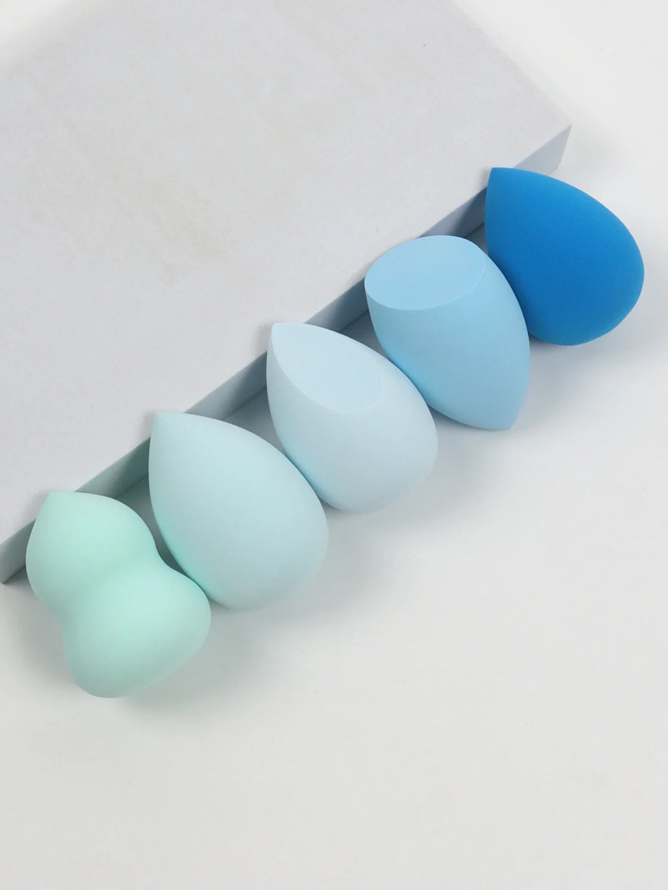 5-Pack Dual-Use Makeup Sponge Set - Velvet for Liquid/Cream/Powder | Vegan Eco-Friendly Travel Essentials