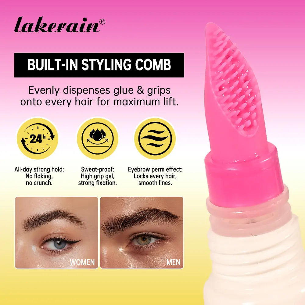 Super Lift Brow Glue Lamination Gel - Clear Strong Hold 7ml