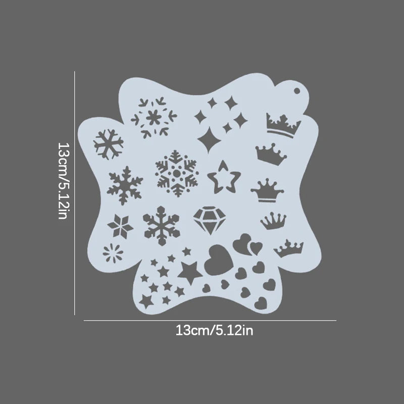 Stencils For Body Painting Face Art Stamps Temporary Tattoos Reusable Stencils Plastics