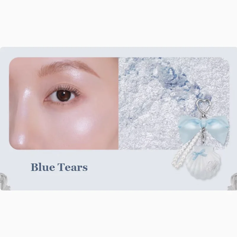 Flower Knows Shell Pearl Collection Highlighter Palette Shimmer Glitter iluminador Makeup Highlight