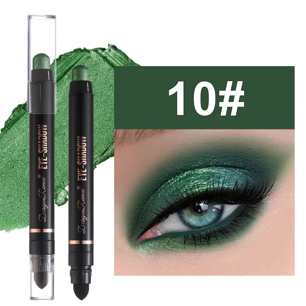 Eyeshadow Pen Pearlescent Eyeshadow Versatile One-Swipe Application Non-Smudging Waterproof Eyeshadow Highlighter Delicate Silky Smooth with Fine Shimmer Eyeshadow Liquid