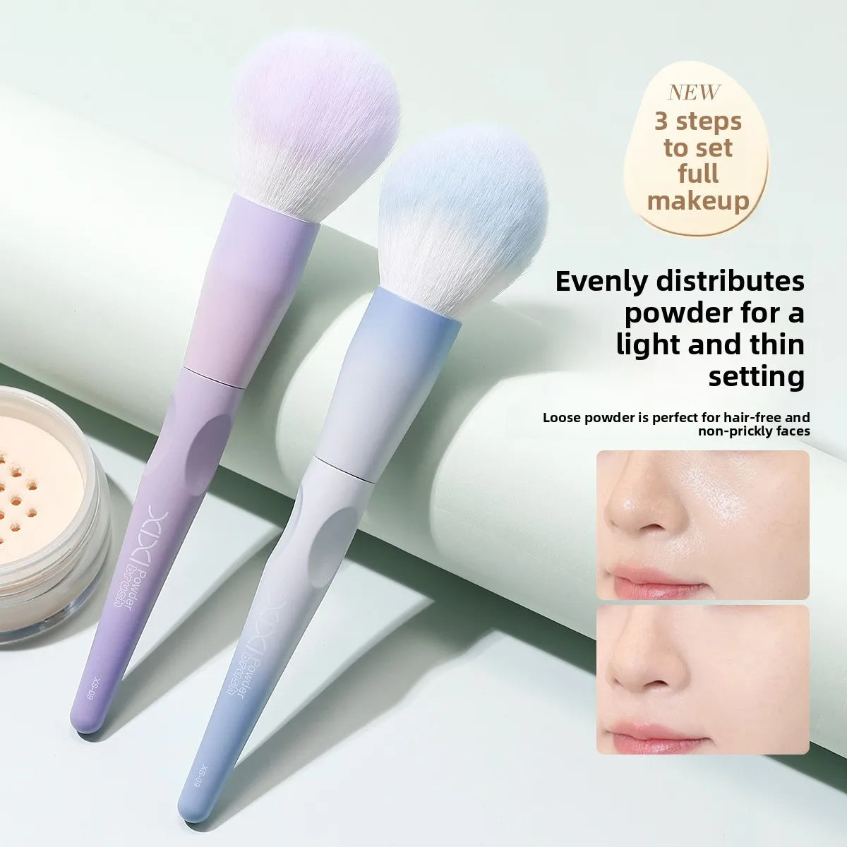 Large Powder Brush for Makeup, Soft and Fluffy Kabuki Brush for Face Powder, Blush, Bronzer and Setting Powder