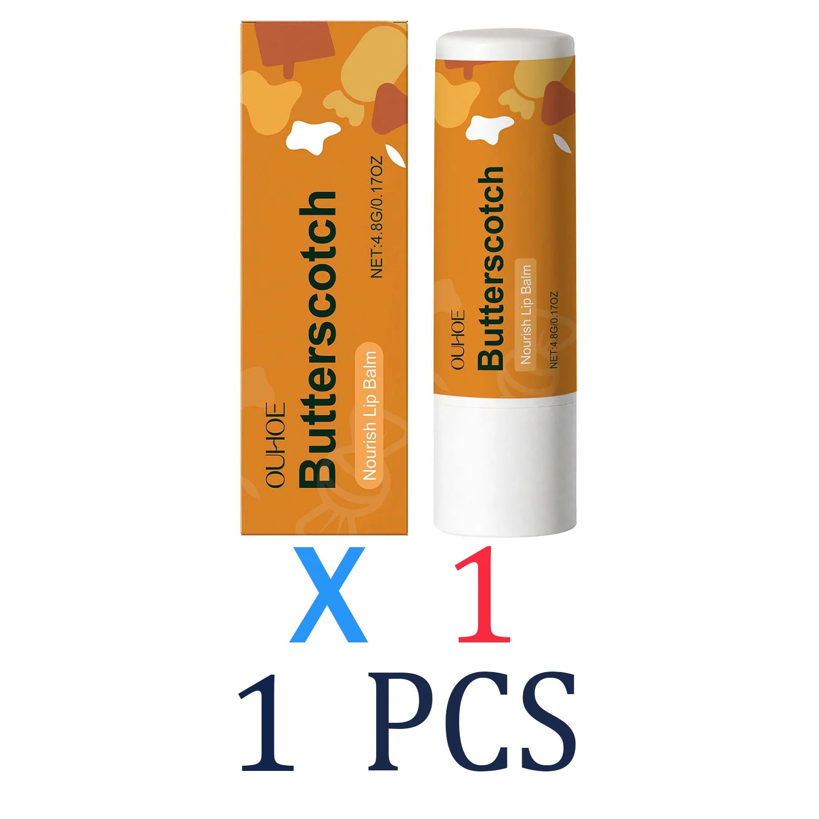 Caramel Milk Flavor Lip Balm Moisturizing Lip Care Hydrating Balm for Dry Chapped Lips Long Lasting Moisture Velvety Smooth