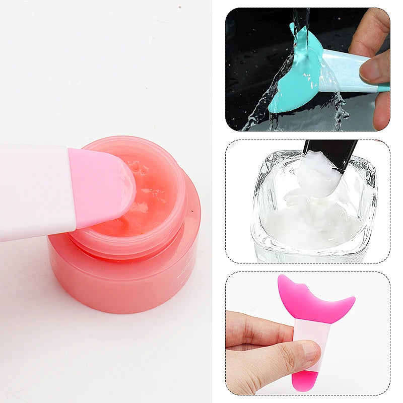Silicone Eyeliner Stencil Wing Tips Marscara Drawing Lipstick Wearing Aid Face Cream Mask Applicator Mould Makeup Tool Resusable