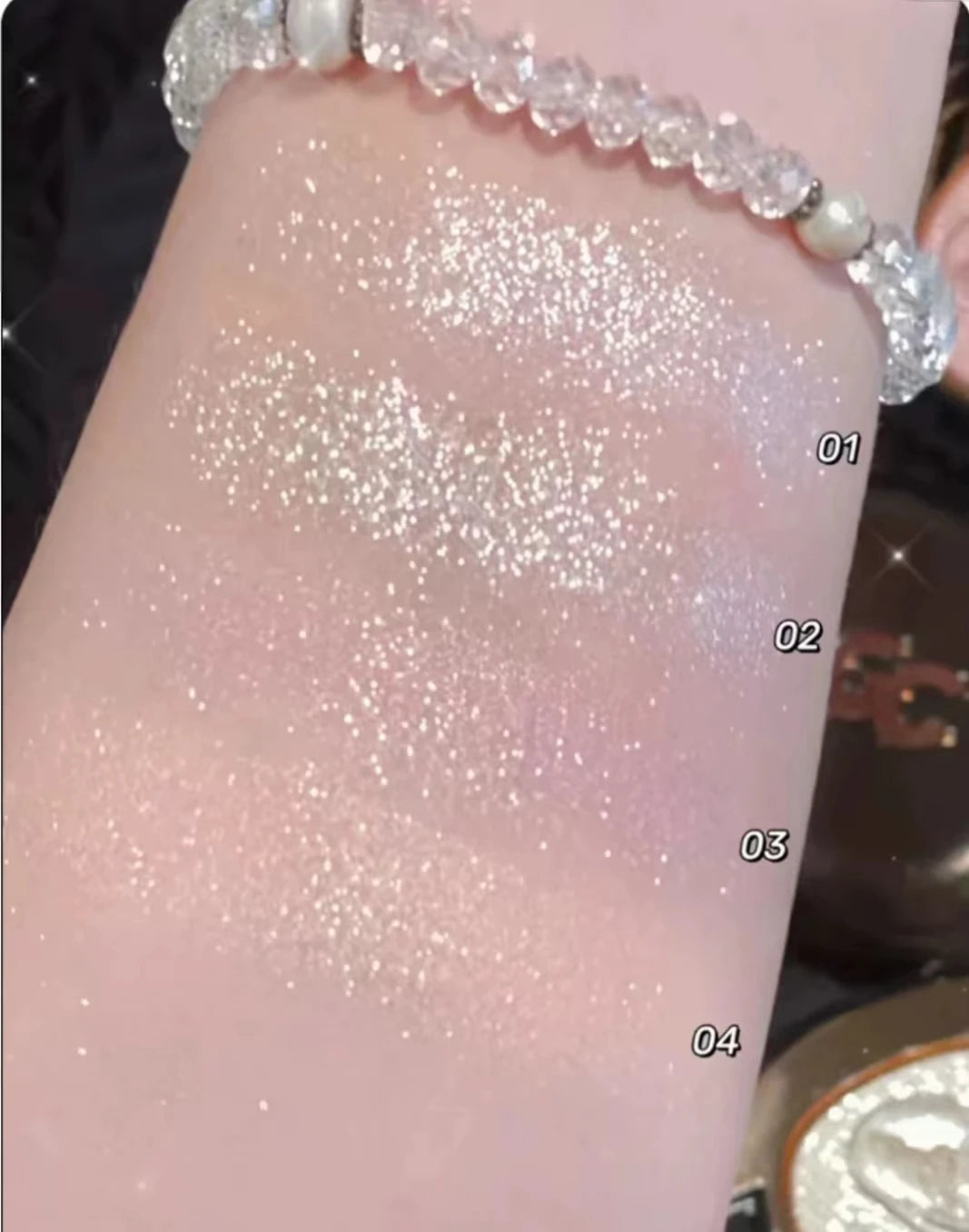 GirlsCrush Denim Series Highlight Brightening Highgloss Water Gloss Submissive Shimmer Eye Nose Powder Cosmetics 5.5g