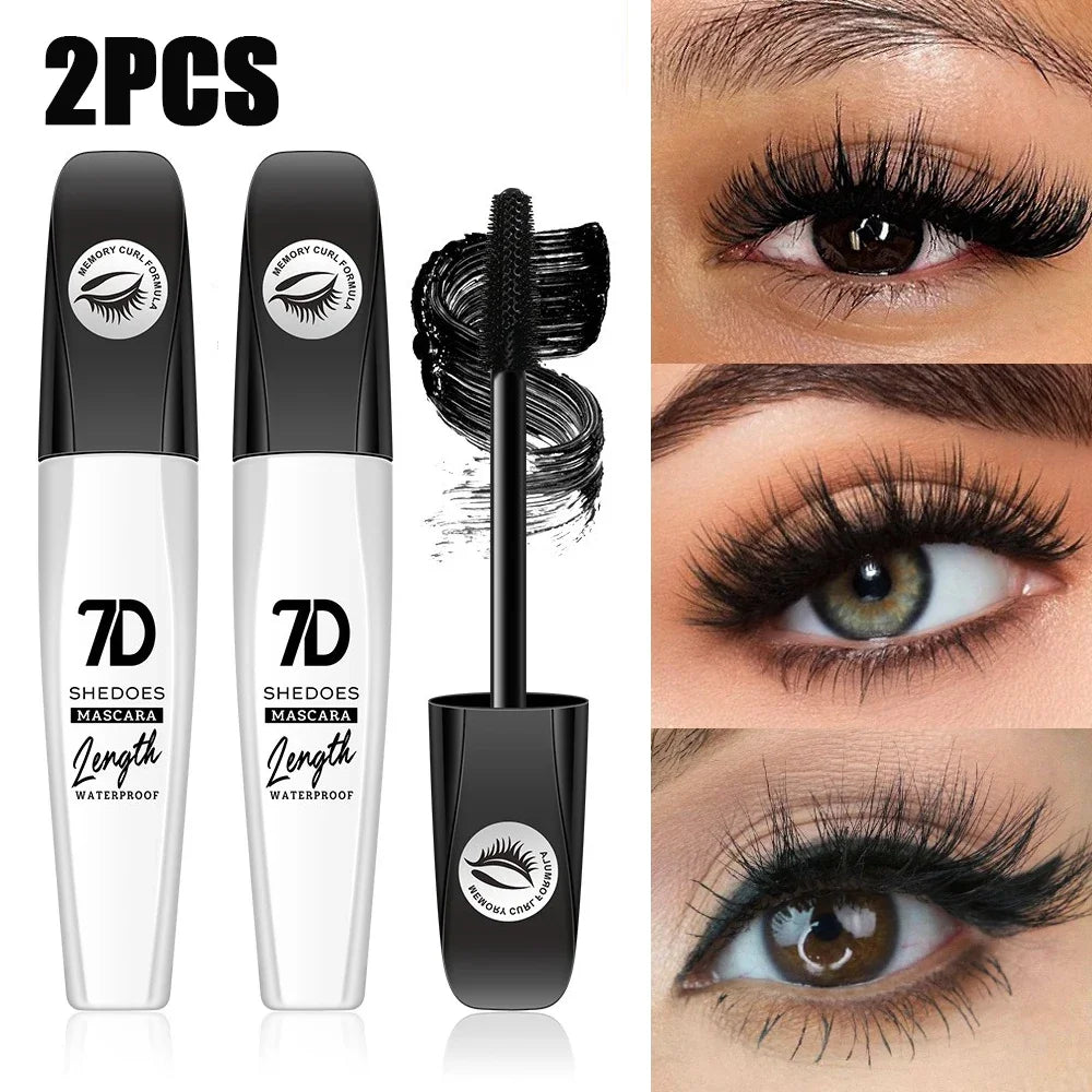 7D Fiber Mascara - Waterproof Lengthening & Thickening Black