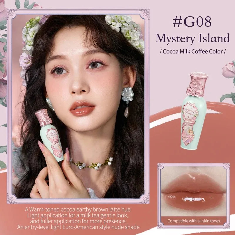 Flower Knows Midsummer Fairytales Collection Coating Film Forming Lip Balm Provides Moisturizing Non Sticky Properties Lip Glow