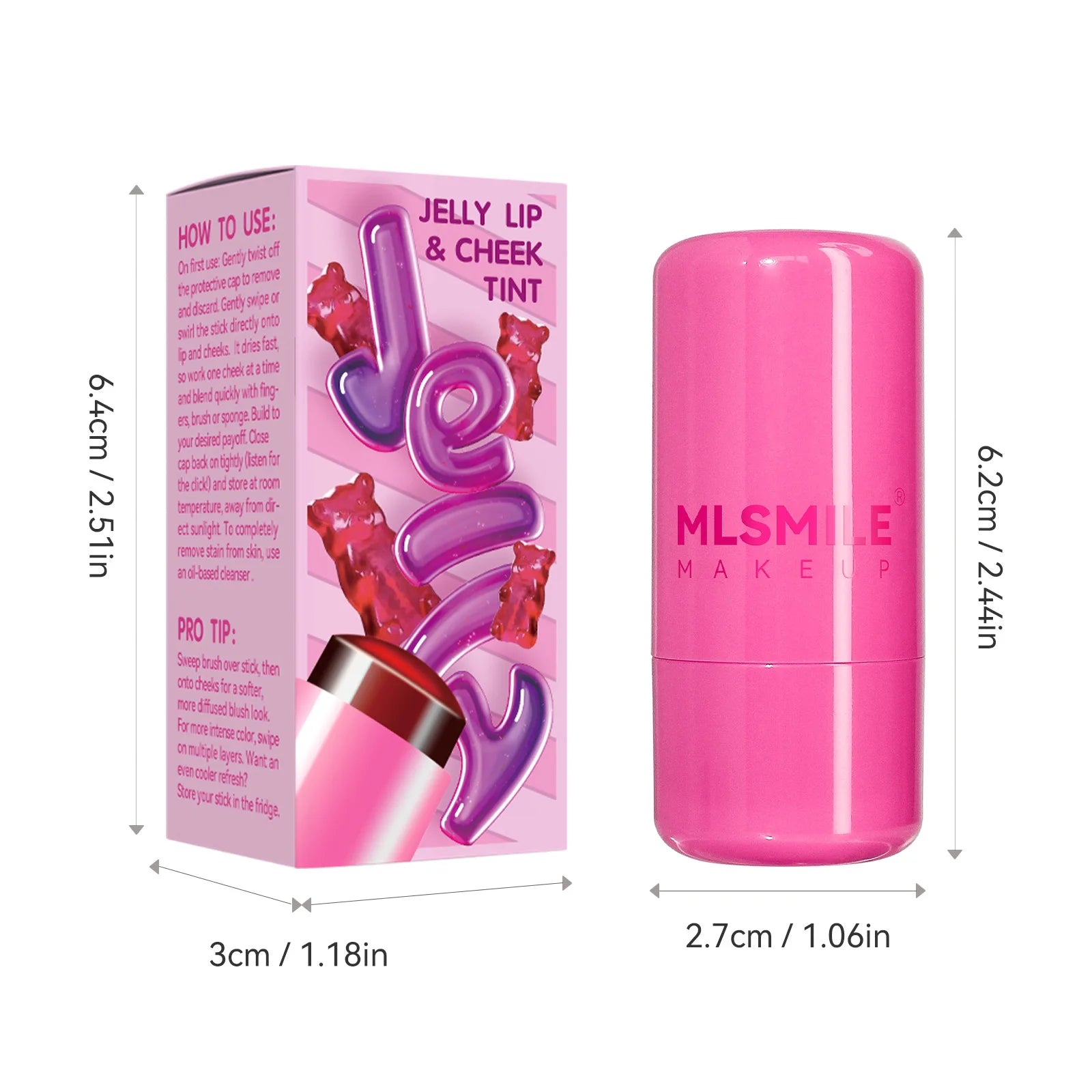 Milk Cooling Water Jelly Tint Lip & Cheek Stain Stick