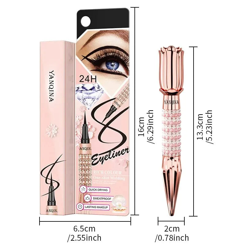 Yanqina Precision Liquid Eyeliner Pen - Waterproof Black