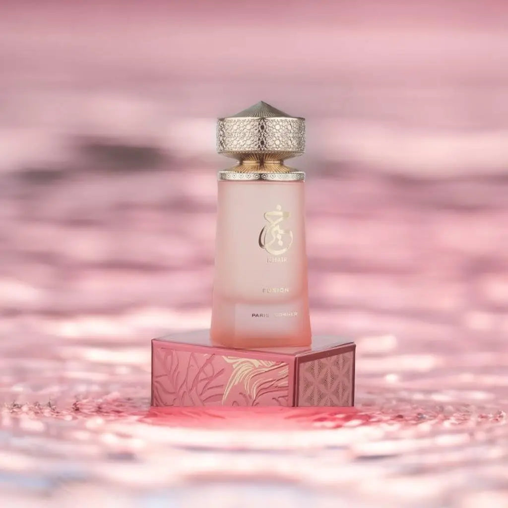 Paris Corner Khair Fusion Lychee 3.4 Fl Oz,Unisex Fruity Floral Perfume,Lychee Blackcurrant Red Apple Enchanting Aroma