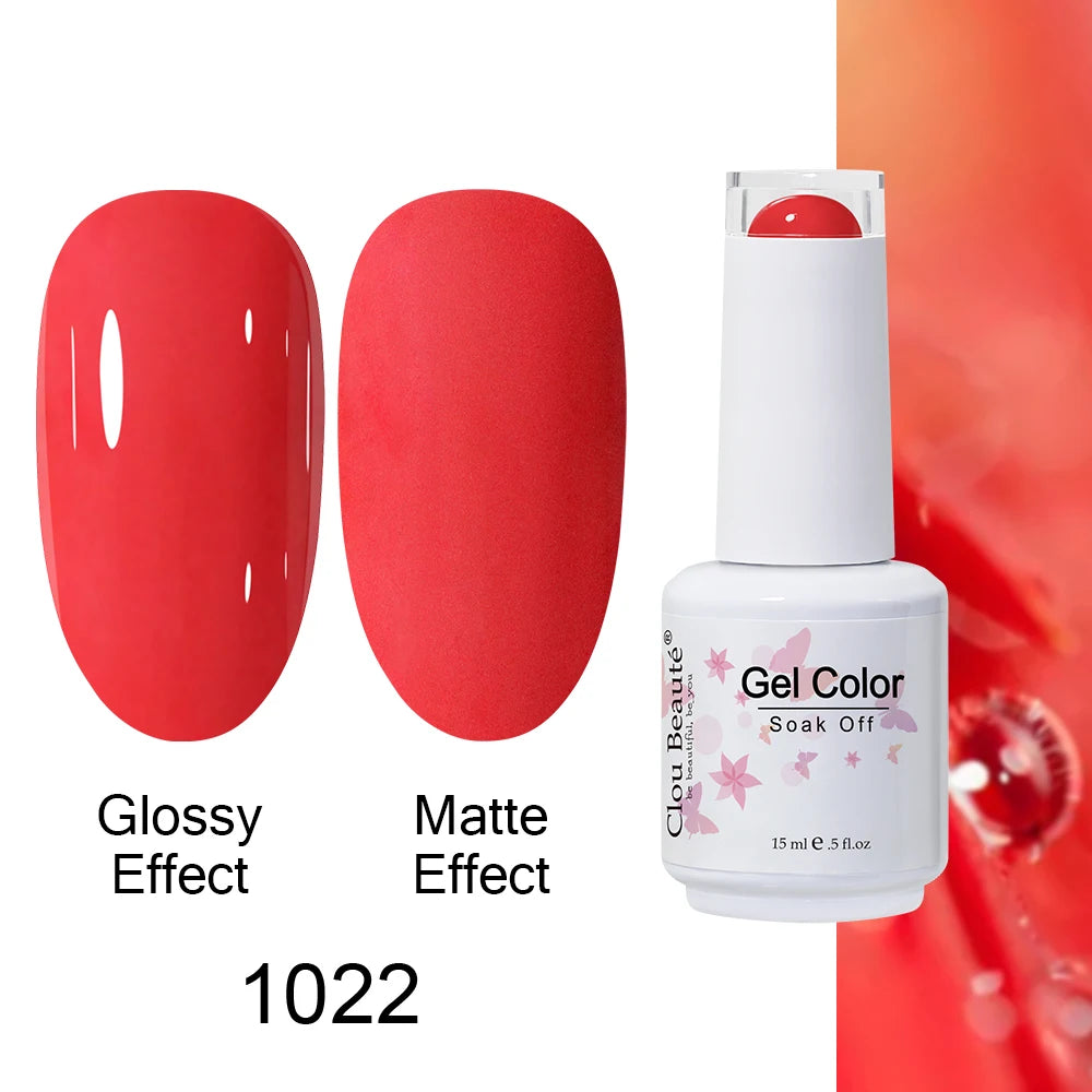 Clou Beaute Royal Blue Color Winter Trendy Semi Permanent Nail Art Manicure Varnishes Gel Nail Polish Hybrid Base Gel Top Coat