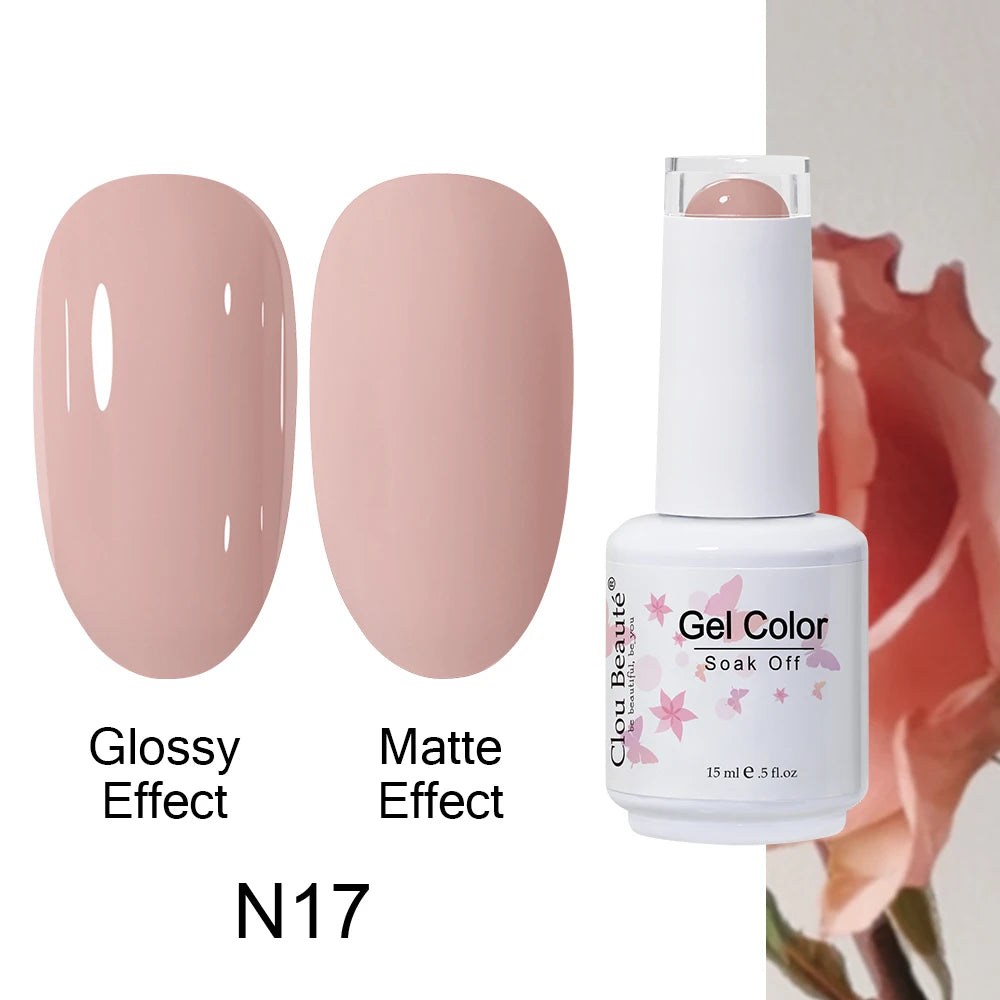 Clou Beaute Royal Blue Color Winter Trendy Semi Permanent Nail Art Manicure Varnishes Gel Nail Polish Hybrid Base Gel Top Coat