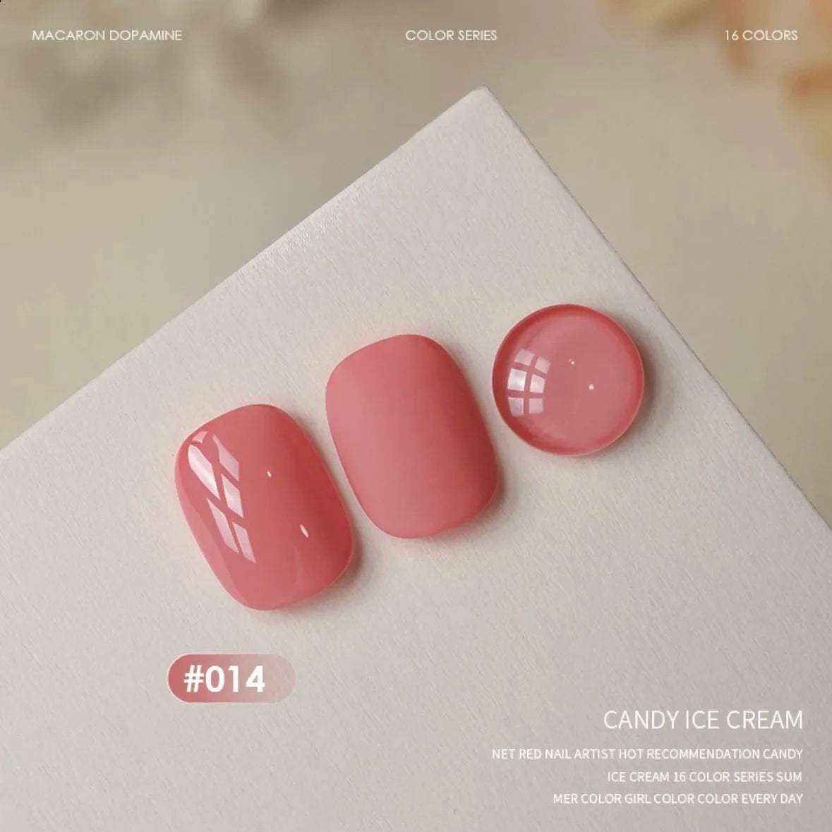 MIANEL 12ML 1-6PCS 2026 New Release Jelly Dopamine Candy Gel Nail Polish - Multi-Color Nude Sheer Finish Bestseller