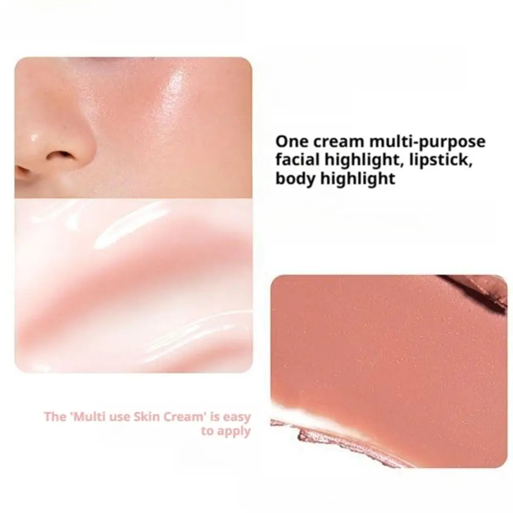 4-Color Blush Highlighter Palette Matte Shrinking And Brightening Shades Smooth Texture Blush+Contour+Highlighter Korean Makeup