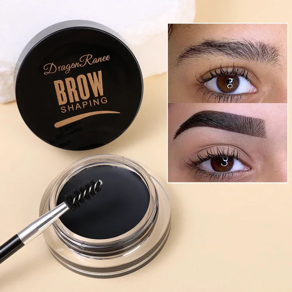 3D Wild Eyebrow Tint Cream - Waterproof Matte Brown Black Gel