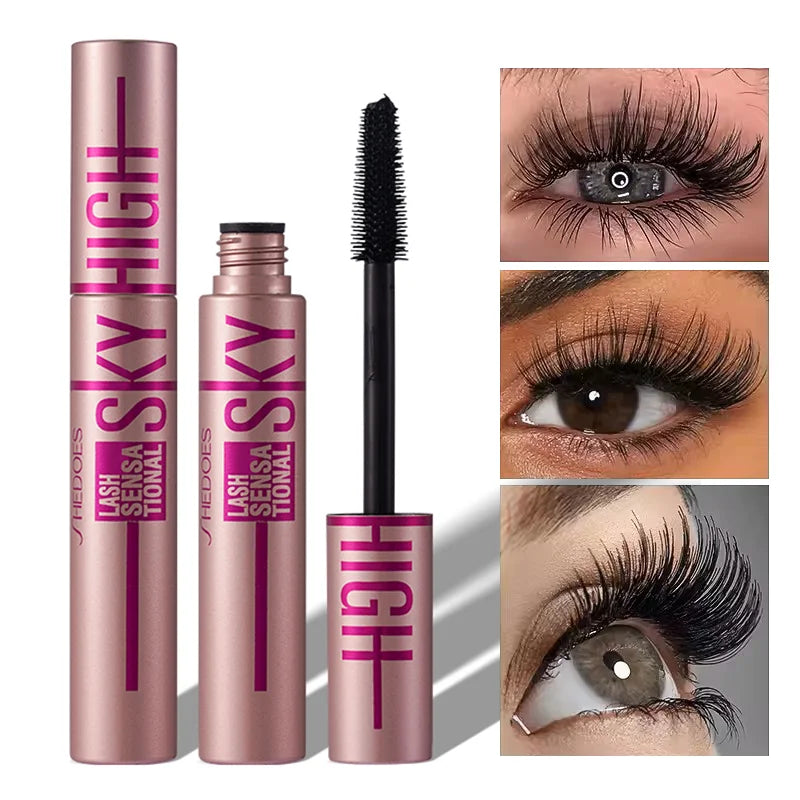 4D Waterproof Mascara - Black Lengthening & Thickening