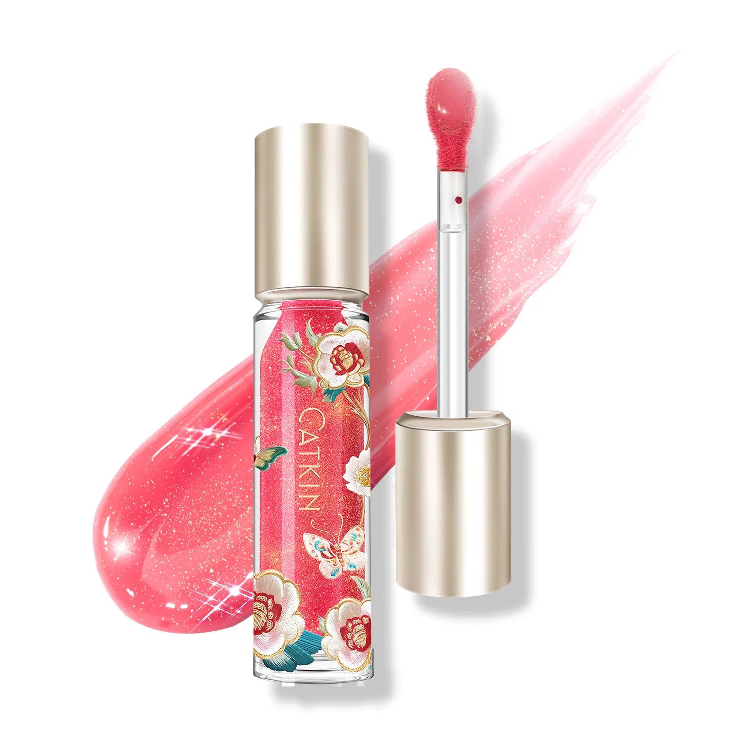CATKIN Lip Essence Lipstick Lip Glaze Mirror Water Gloss Lip Gloss Moisturizing Glass Dudu Lip Lotion Lip Gloss 3.5g