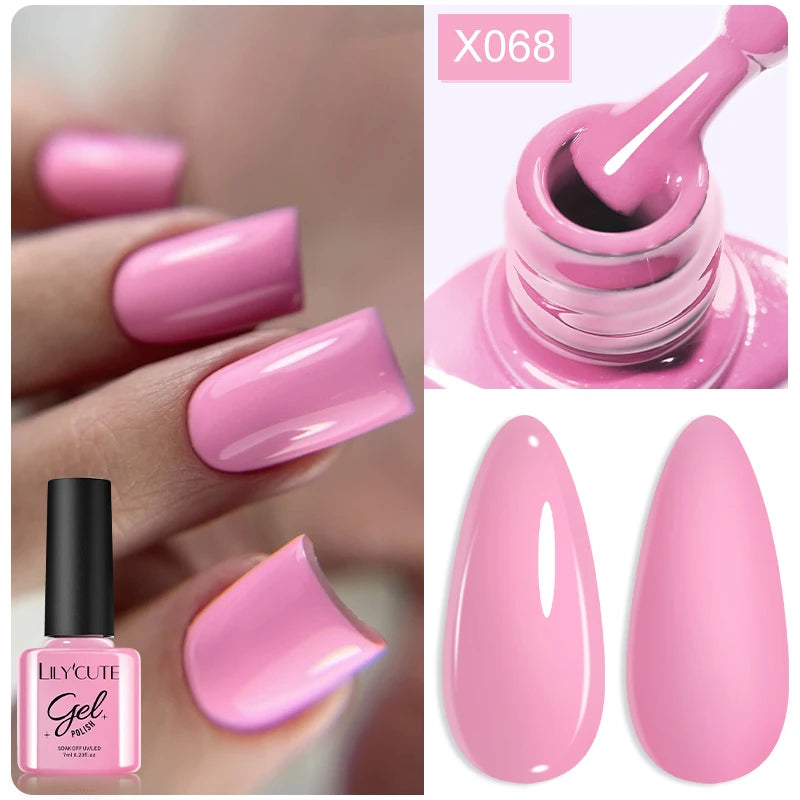 LILYCUTE 7ml Fruit Grape Purple Cat Magnetic Gel Nail Polish Vernis Semi Permanent Soak Off Colorful Gel Polish Nails Supplies