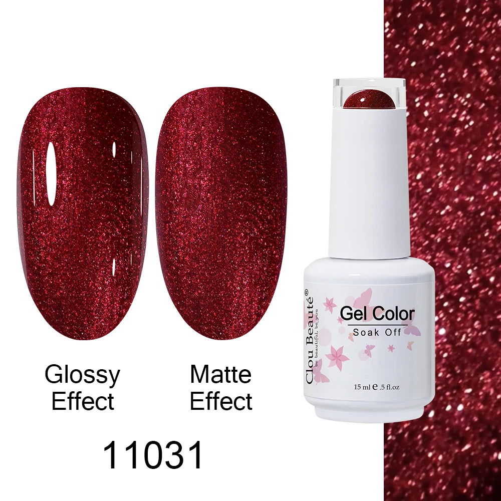 Clou Beaute Royal Blue Color Winter Trendy Semi Permanent Nail Art Manicure Varnishes Gel Nail Polish Hybrid Base Gel Top Coat