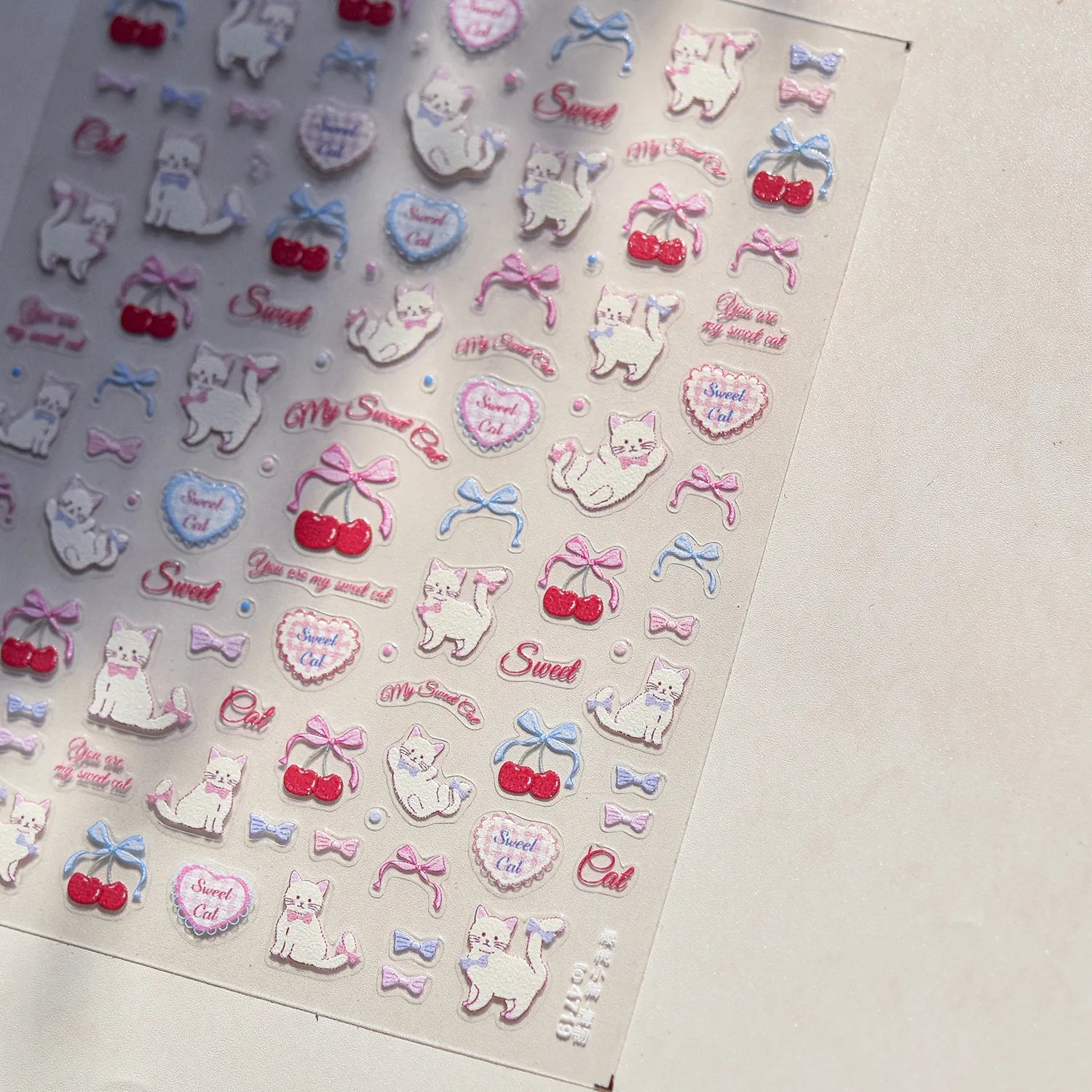 1pcs 5D Japanese Kawaii Bear Nail Art Stickers Brown Cartoon Animals Self-Adhesive Nail Decoration Decals DIY Slider Accessories