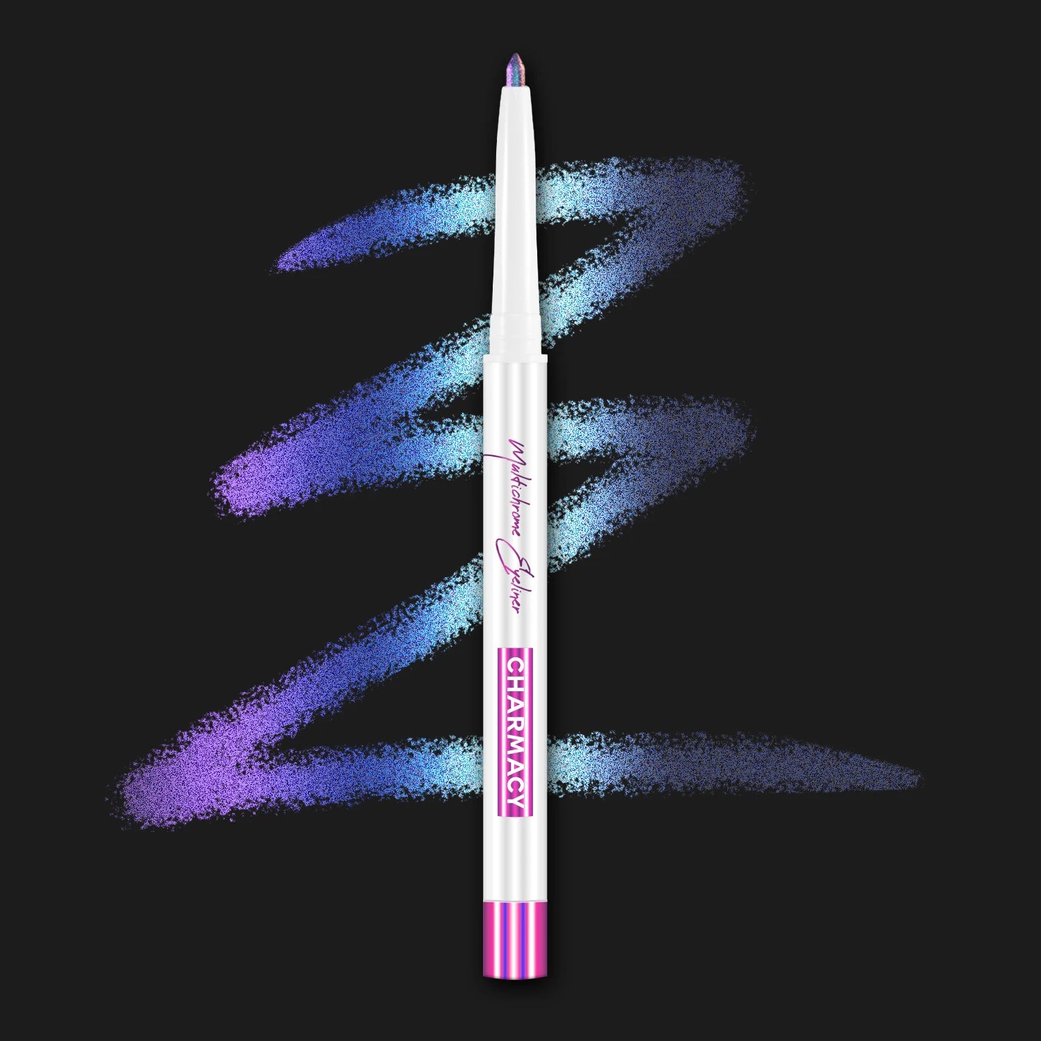 CHARMACY Multichrome Eyeliner Gel Pencil Vegan Smooth Waterproof Eye Liner Long Lasting Cruelty-free Chameleon Eye Makeup
