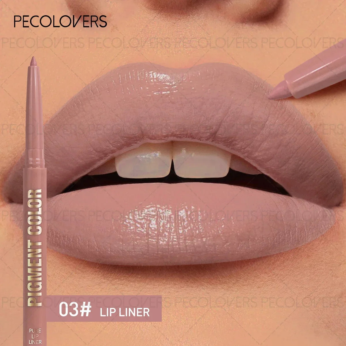 1PC 2-in-1 Lip Liner&Lip Gloss Pen-Matte Colors&Waterproof Long-Lasting ,Velvety Pencil for Plump Lip Outline, Easy Application
