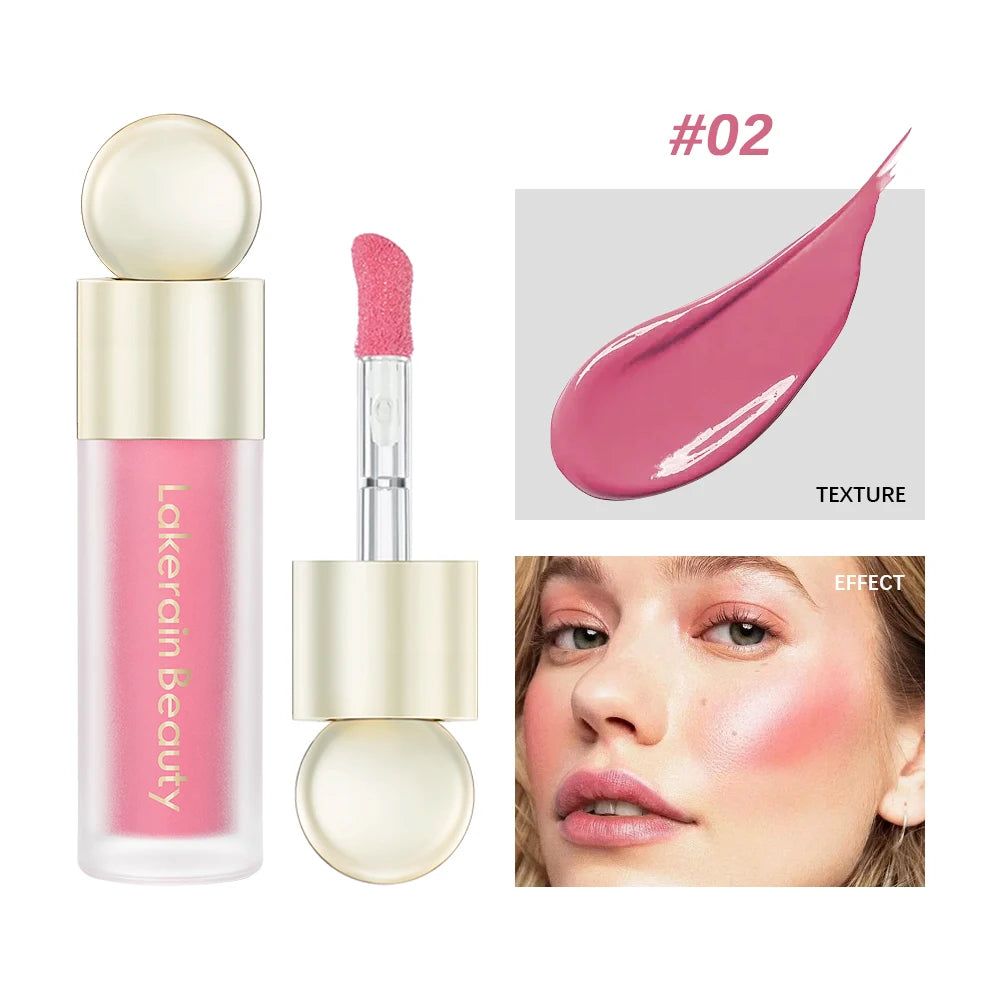 7.5ml Matte Liquid Blush Velvet Blusher Orange Peach Face Pigment Lasting Beauty Natural Cheek Tint Cream Waterproof  Blush
