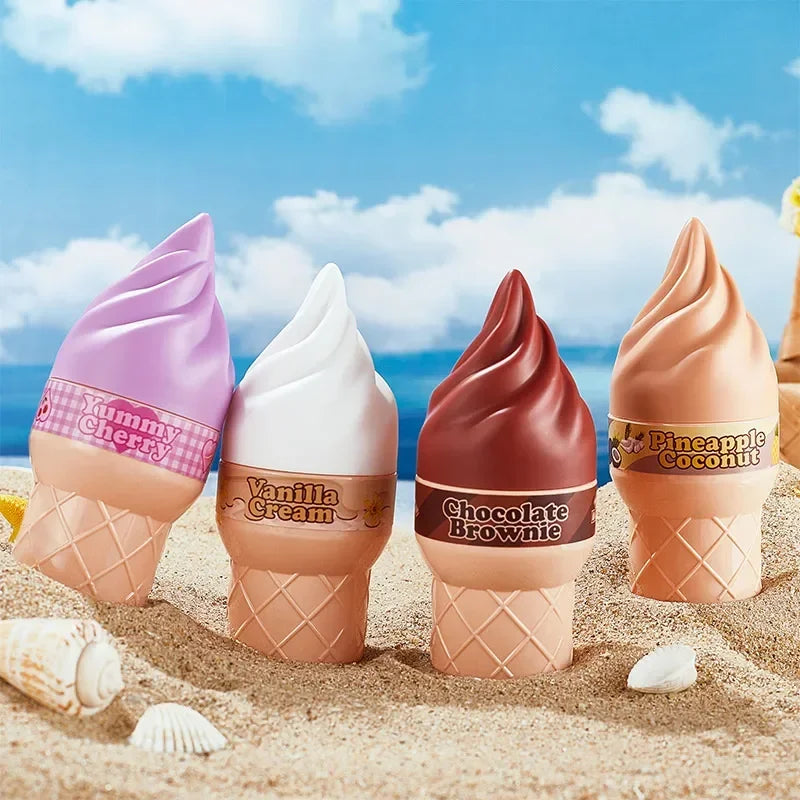 Cute Ice Cream Shaped Perfume For Women, Sweet Fruity Floral Vanilla Fragrance, Long Lasting Eau De Toilette, Unique Gift 50ml