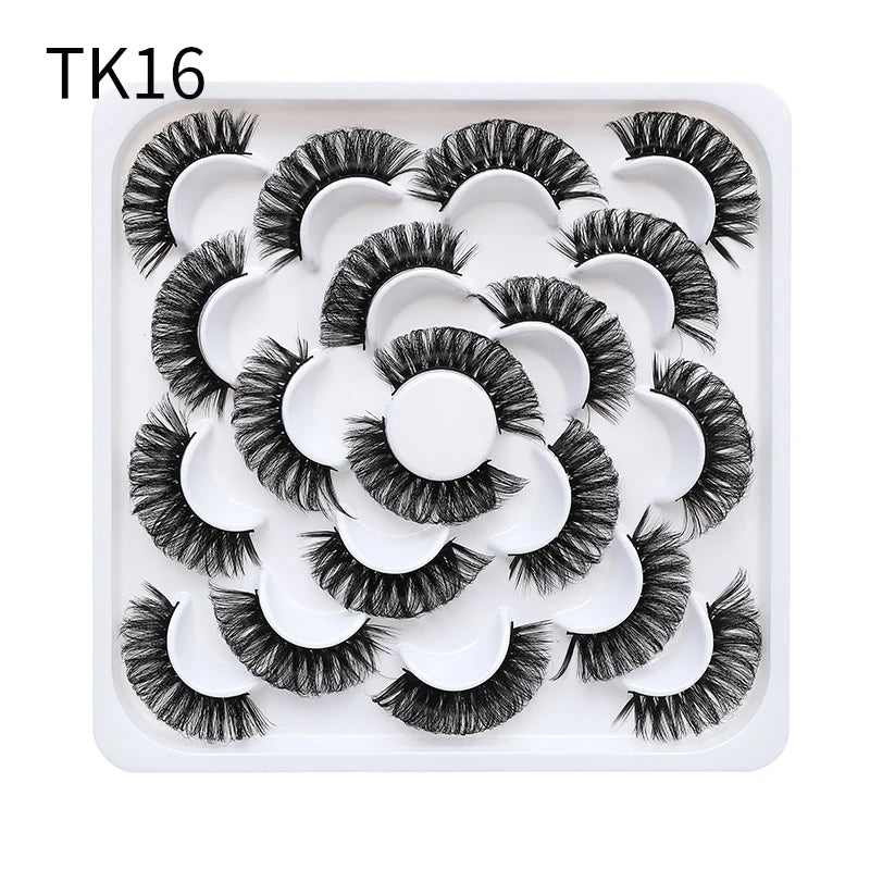 Russian Strip Lashes Makeup Lashes 25mm 3D Mink Volume Fluffy Natural False Eyelashes Thick Dramatic Mink Eyelashes Wholesale